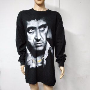 Ocean Bay Artwear Preshrunk Black T-shirt Size 3XL Scarface Print Al Pacino 003